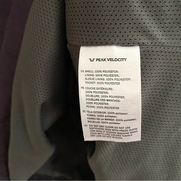 Peak Velocity • Zephyr Windbreaker Loose-Fit Anorak Jacket • Burgundy & Plum - Picture 8 of 11